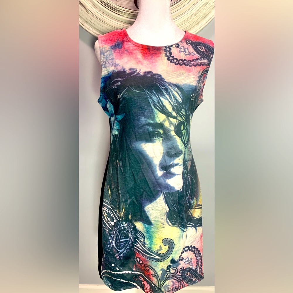 ITALIAN MADE DRESS BY Amelia Austin Wild Free Rockstar Gypsy Girl Size S/M